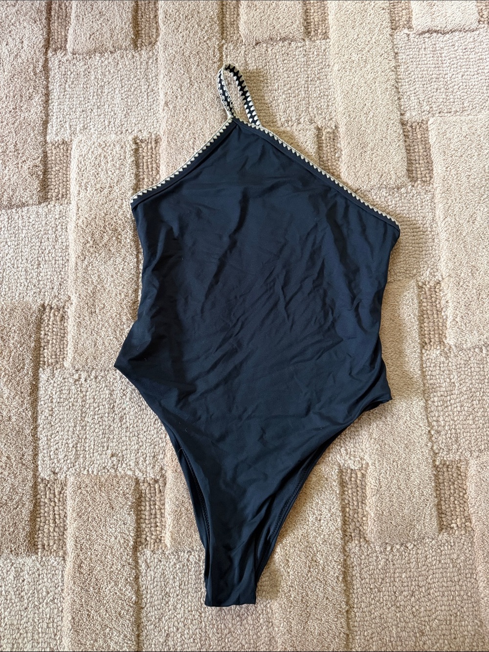 Zara One-Shoulder Swimsuit